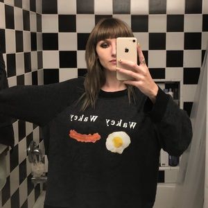 Wildfox wakey wakey sweater